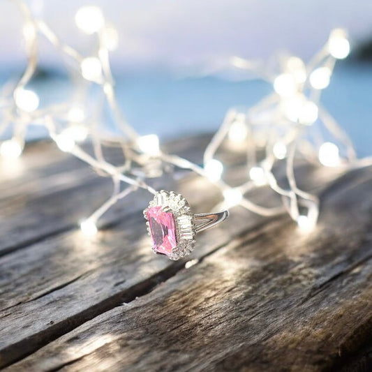 Elara Blush Shine Ring