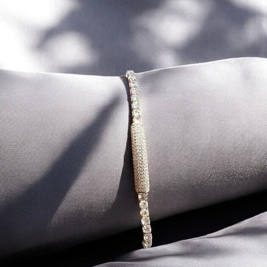 Elastelle - Pavé Streamline Bangle