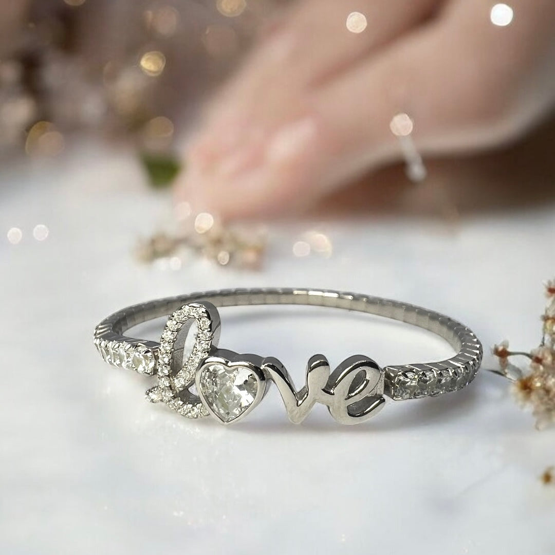 Elastelle - Amoré Script Bracelet