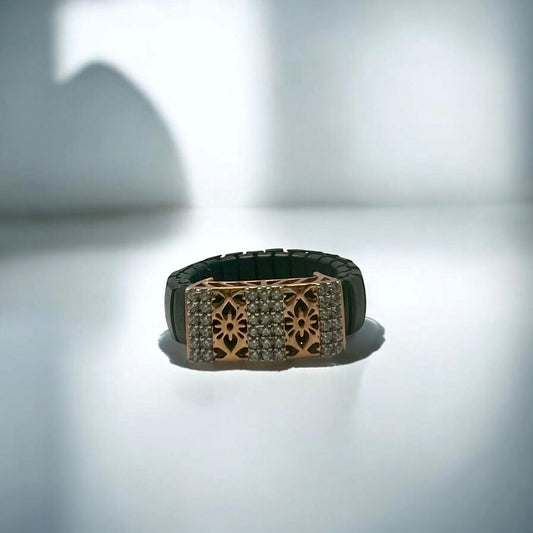 Crowned Valor Silver Ring