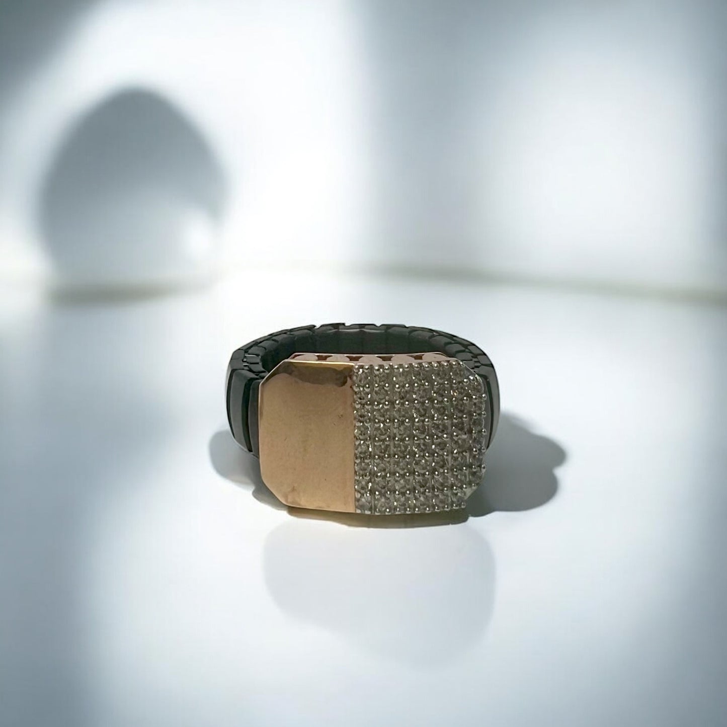 Regal Noir Silver Ring