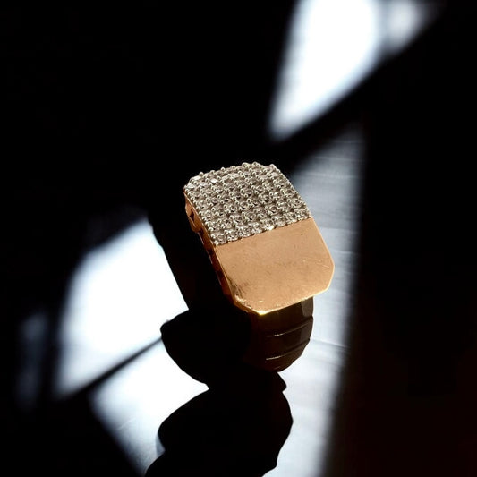 Regal Noir Silver Ring