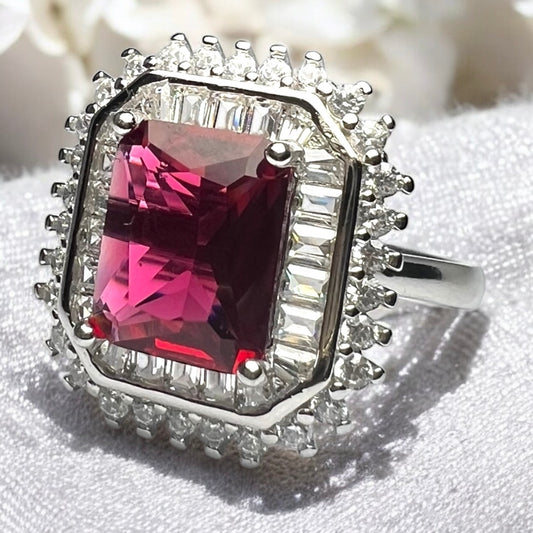 Zaira Crimson Crown Ring